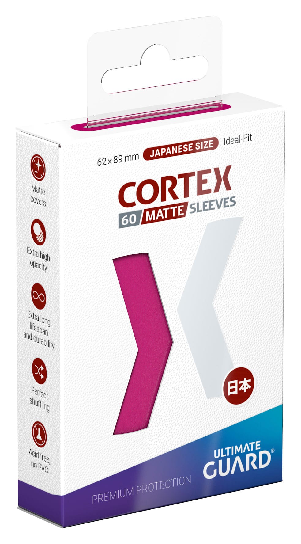 Ultimate Guard - obaly na karty - Cortex Sleeves Japanese Size Matte Pink (60 ks)