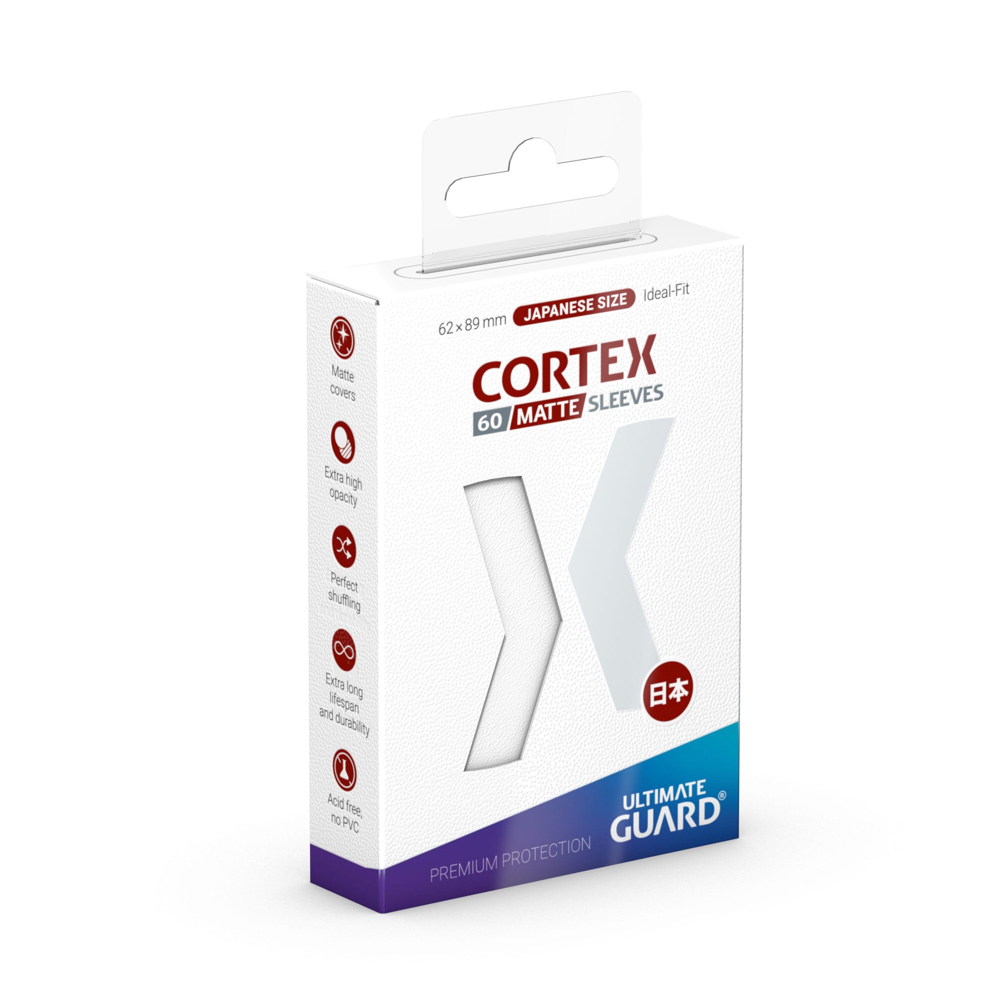 Ultimate Guard - obaly na karty - Cortex Sleeves Japanese Size Matte White (60)