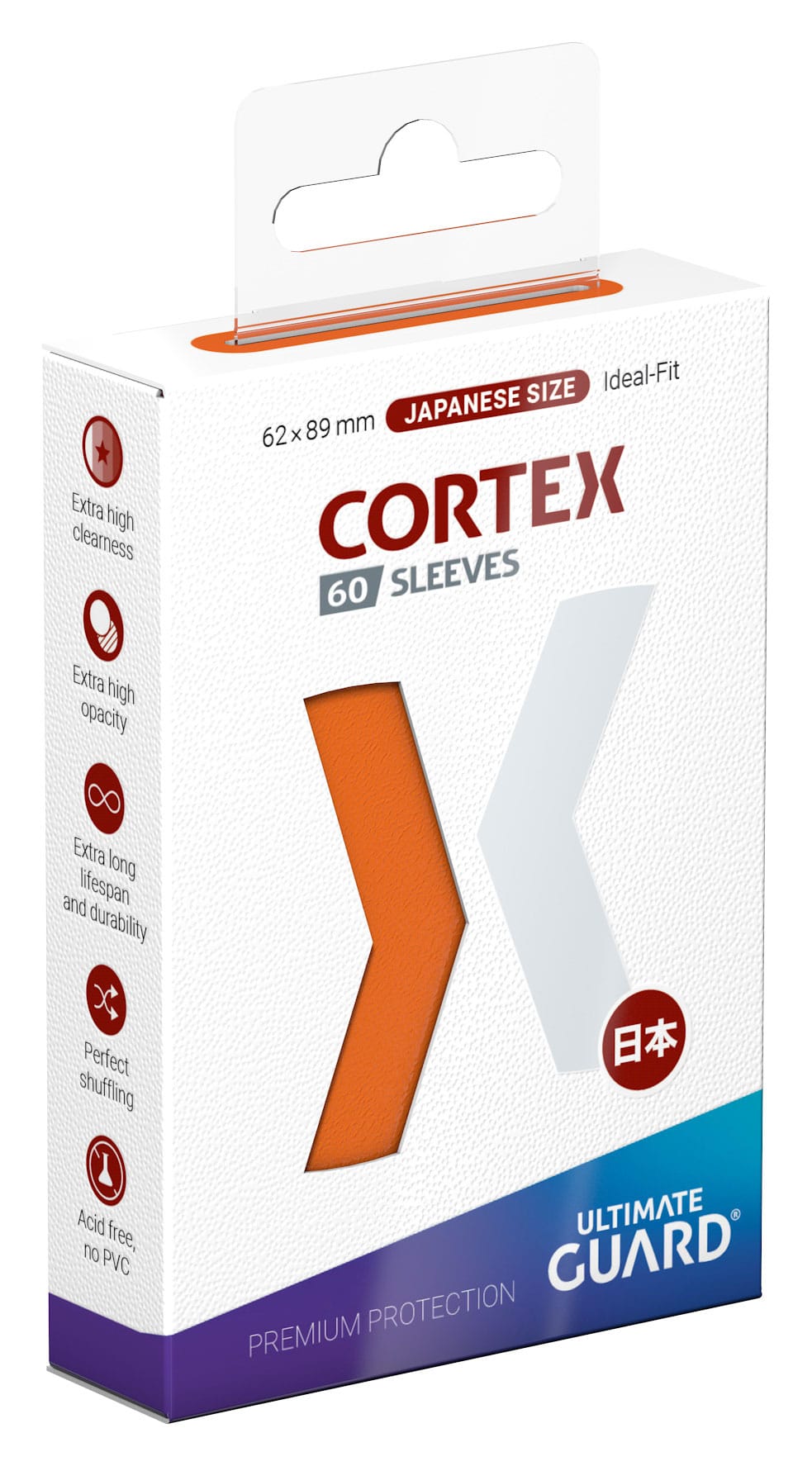 Ultimate Guard - obaly na karty - Cortex Sleeves Japanese Size Orange (60 ks)