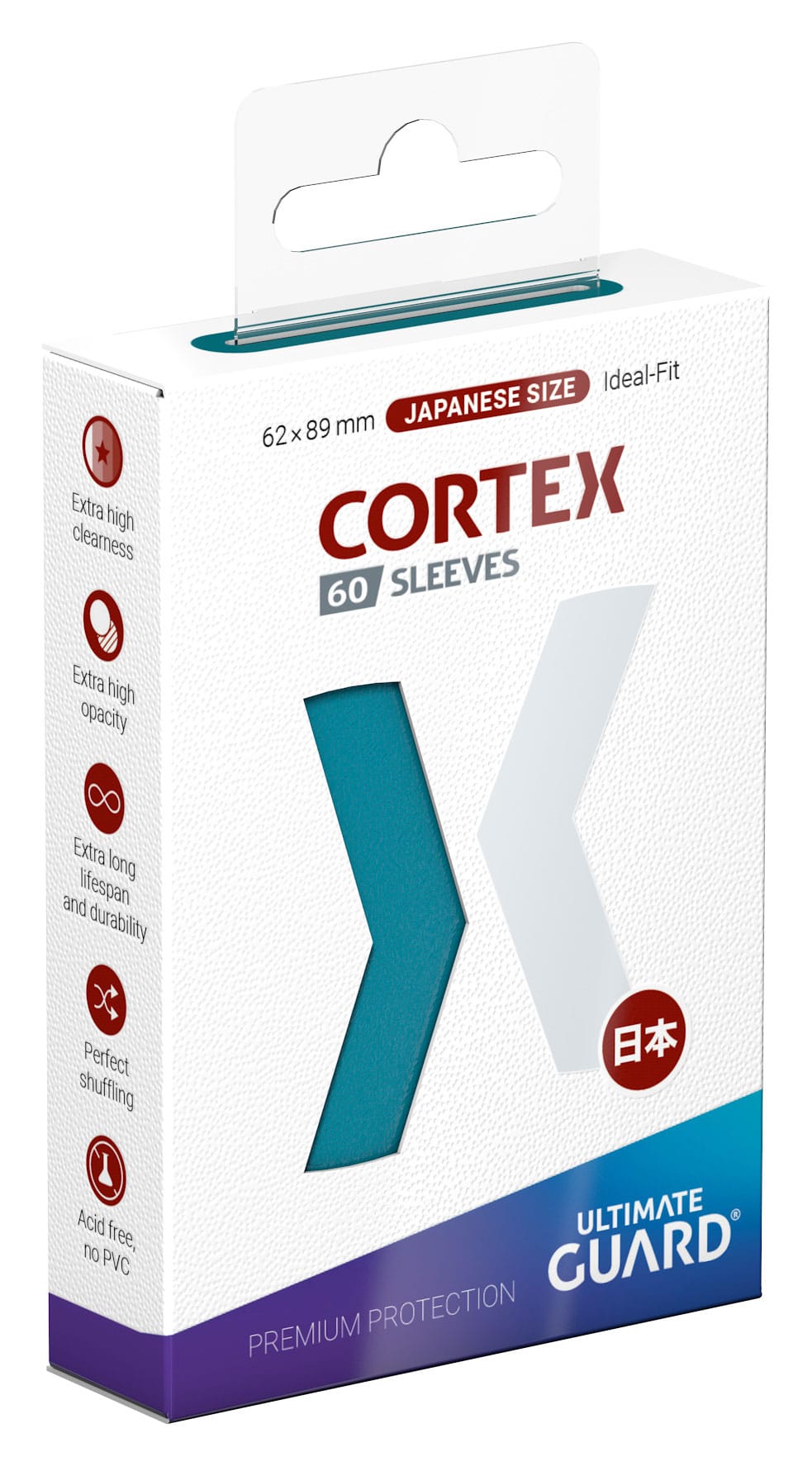 Ultimate Guard - obaly na karty - Cortex Sleeves Japanese Size Petrol (60 ks)