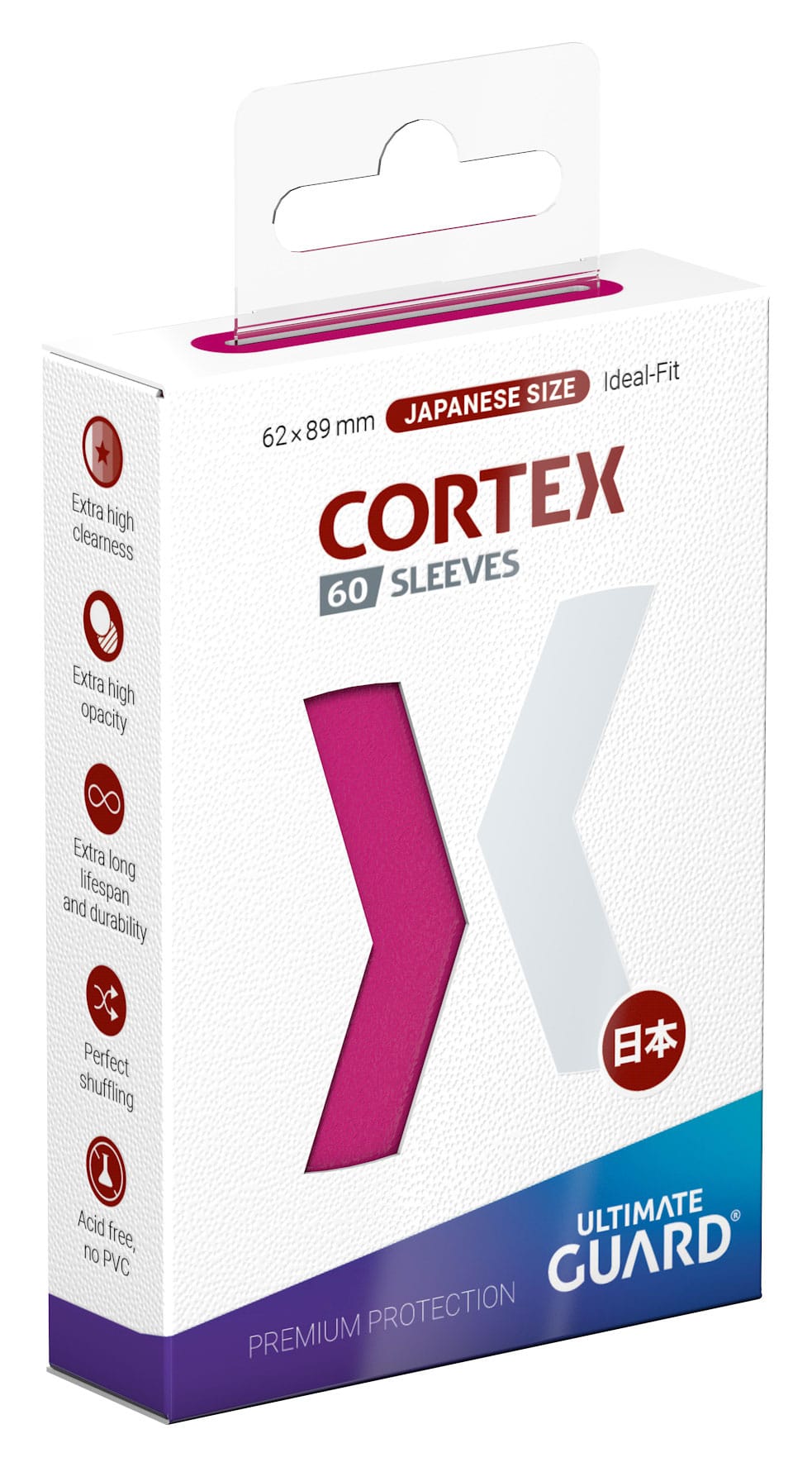 Ultimate Guard Cortex Sleeves Japanese Size (60) - Pink
