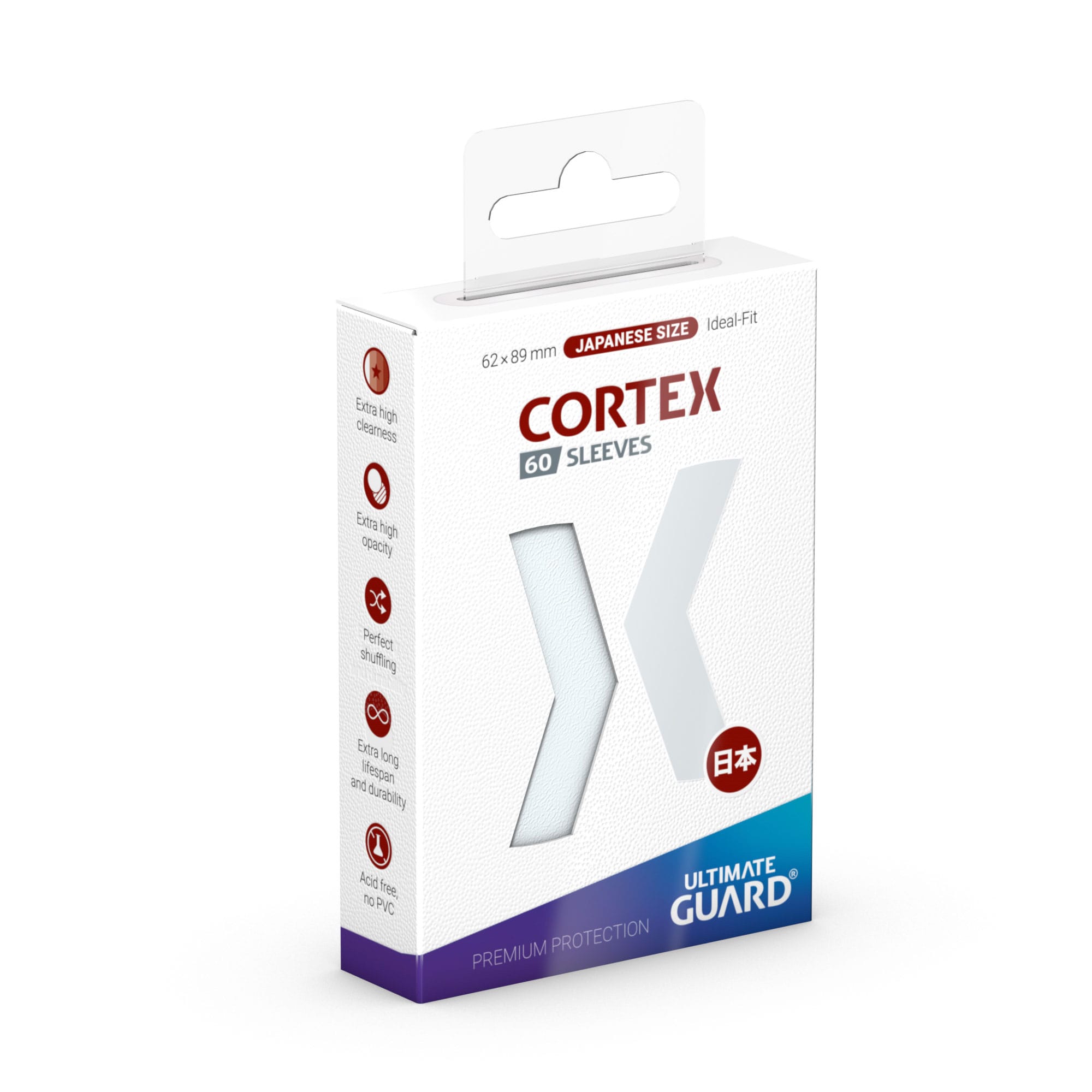 Ultimate Guard - obaly na karty - Cortex Sleeves Japanese Size Transparent (60)
