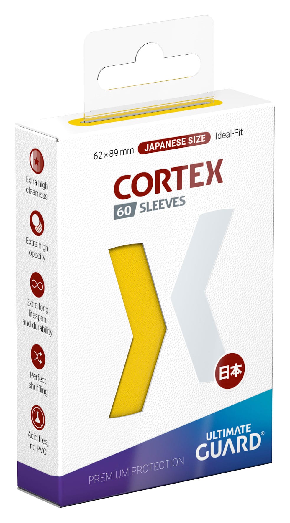 Ultimate Guard - obaly na karty - Cortex Sleeves Japanese Size Yellow (60 ks)