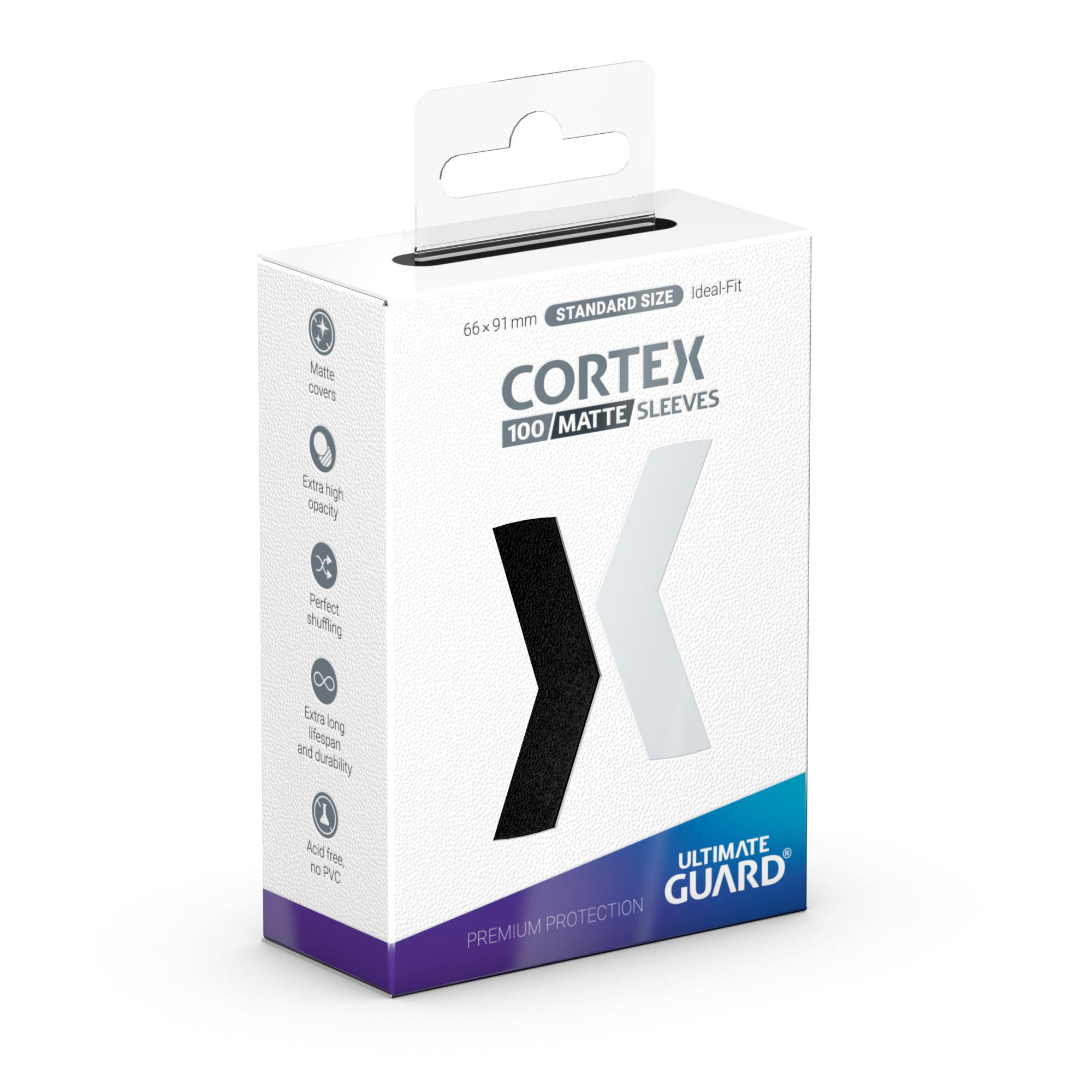 Ultimate Guard - obaly na karty - Cortex Sleeves Standard Size Matte Black (100)