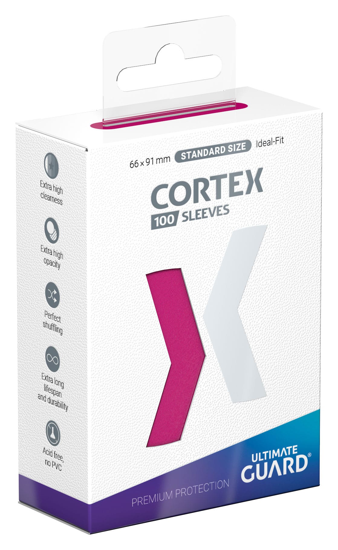 Ultimate Guard - obaly na karty - Cortex Sleeves Standard Size Pink (100 ks)