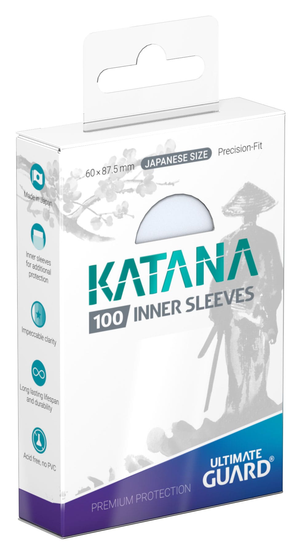 Ultimate Guard - obaly na karty - Katana Inner Sleeves Japanese Size Transparent (100 ks)