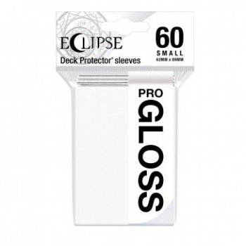 Ultra Pro - Gloss Eclipse Japanese size obaly 60 ks (Arctic White)
