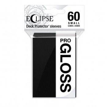 Ultra Pro - Gloss Eclipse Japanese size obaly 60 ks (Jet Black)