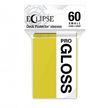 Ultra Pro - Gloss Eclipse Japanese size obaly 60 ks (Lemon Yellow)