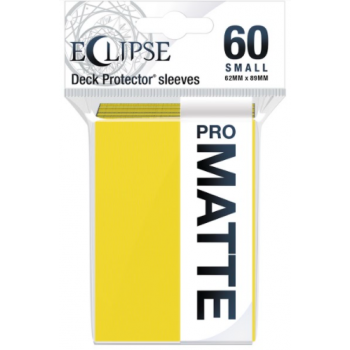 Ultra Pro - Matte Eclipse Japanese size obaly 60 ks (Lemon Yellow)