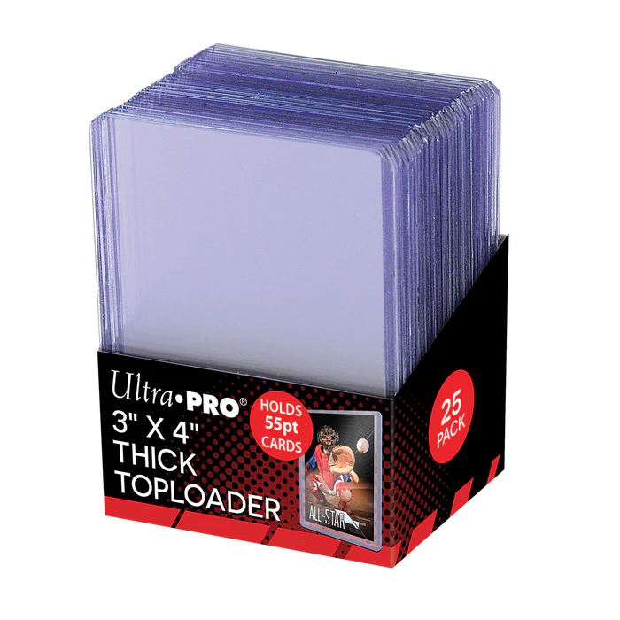 Ultra Pro - obaly na karty - 3" x 4" Action Packed 55PT Toploaders (25 ks)