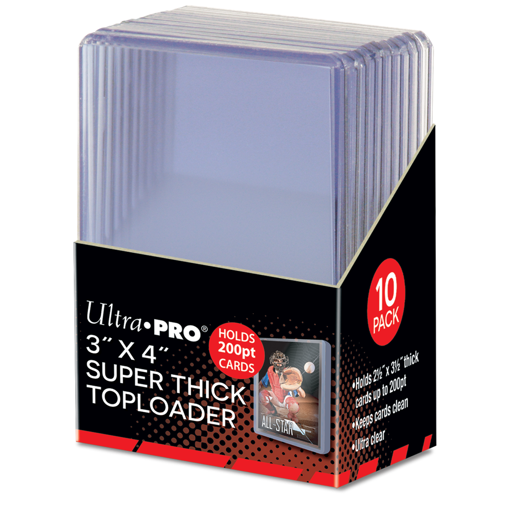 Ultra Pro - obaly na karty - 3" x 4" Super Thick 200PT Toploaders (10 ks)