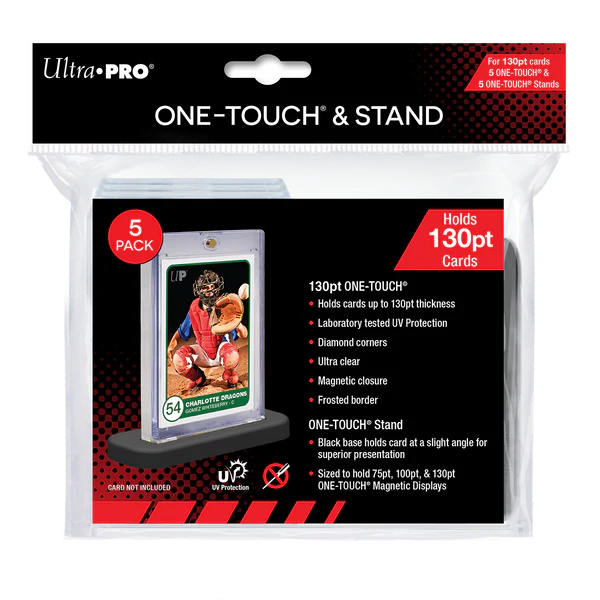 Ultra Pro - ochrana karet se stojanem - 130PT ONE-TOUCH & Stands (5 ks)