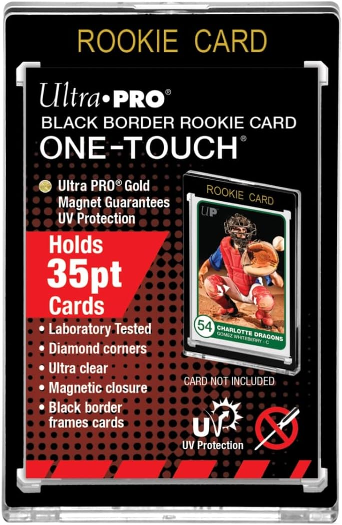 Ultra Pro - pouzdro na karty - UV Rookie Black Border ONE-TOUCH Magnetic Holder 35PT (1 ks)
