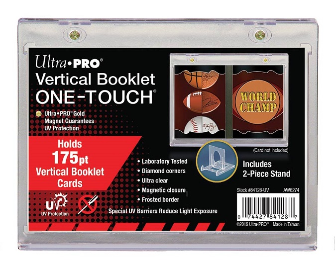 Ultra Pro - pouzdro na karty - Vertical Booklet Card UV ONE-TOUCH Magnetic Holder 175PT (1 ks)