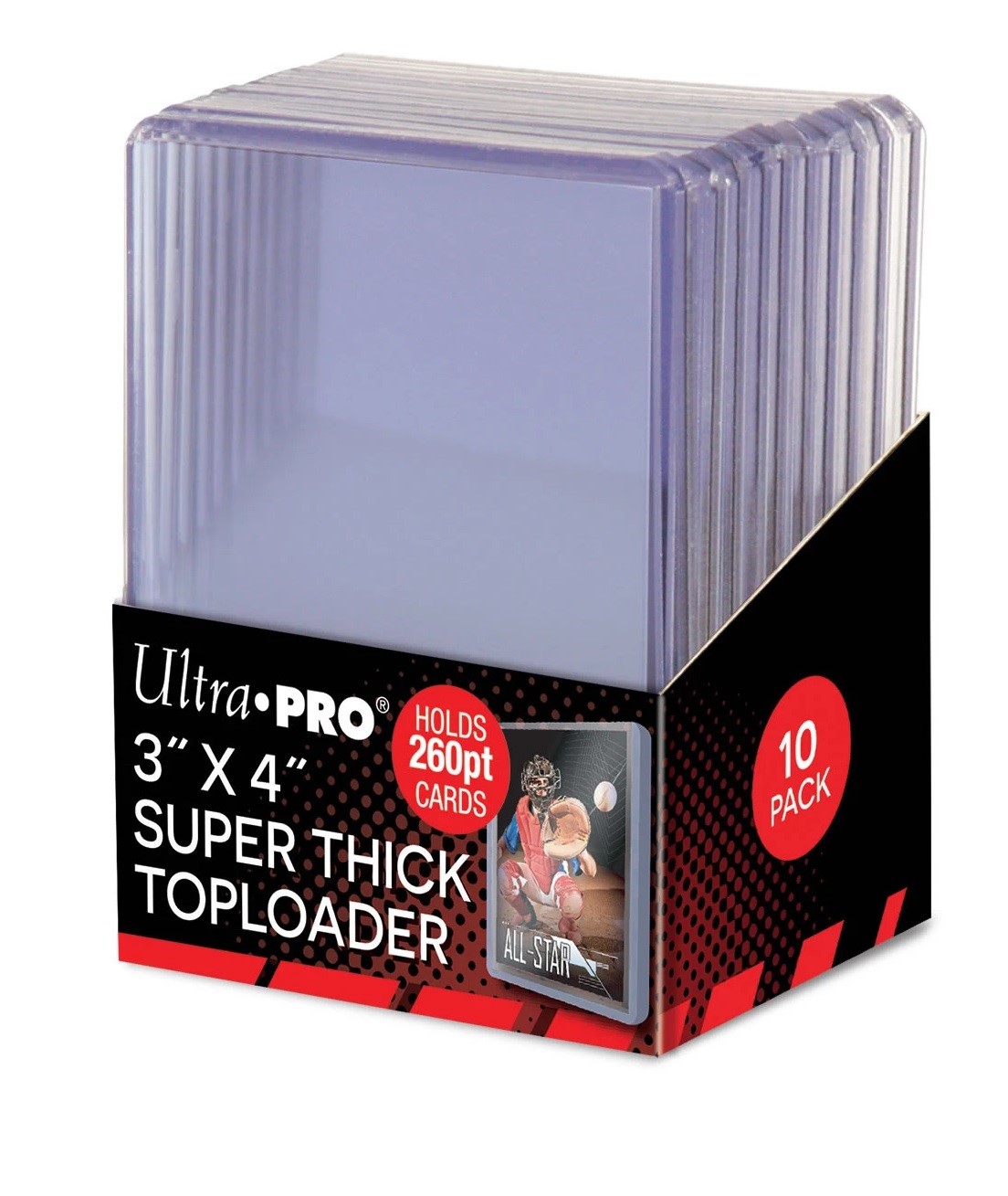 Ultra Pro UP - Super Thick 260pt Toploader (10 kusů)