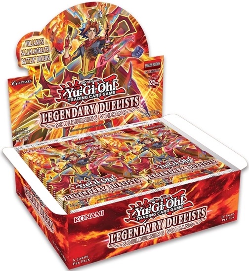 Konami Yu-Gi-Oh! TCG Legendary Duelists: Soulburning Volcano - Booster Box (36 boosterů) (EN)