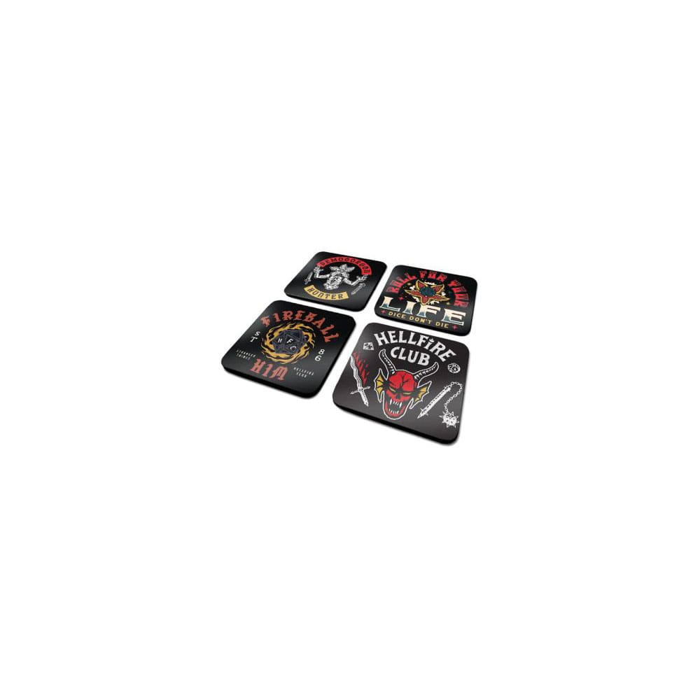 Pyramid International Podtácky Stranger Things - Hellfire Club (4 ks)
