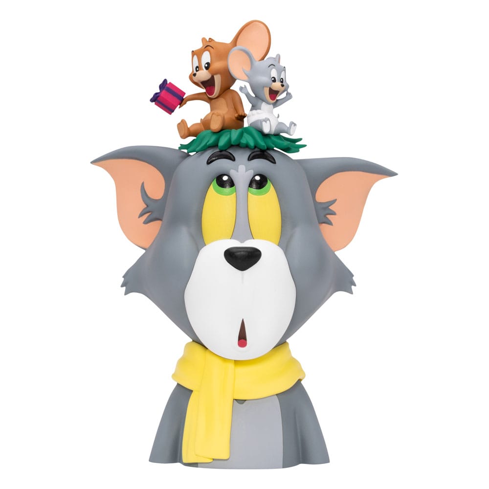 Beast Kingdom Toys Tom & Jerry Cheesy Wishes PVC figurka Tom, Jerry & Tuffy 15 cm