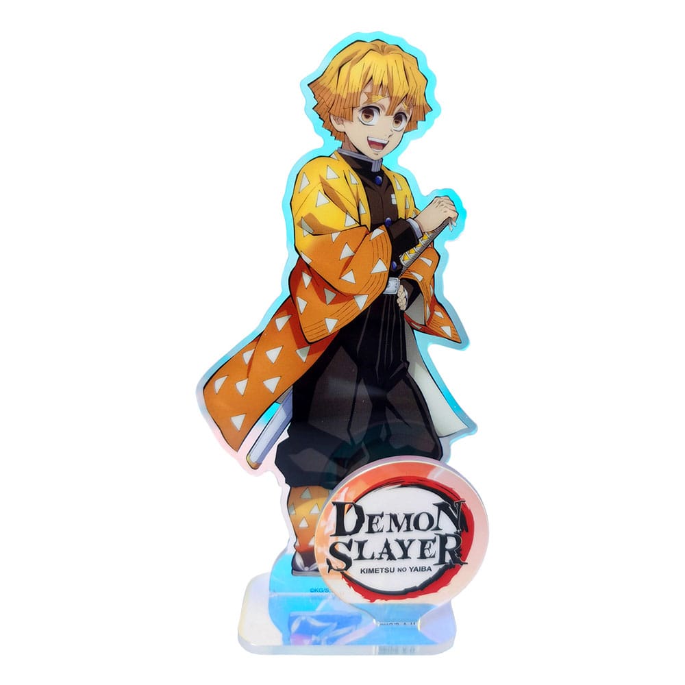Sakami Merchandise Demon Slayer: Kimetsu no Yaiba Acrylic Stand Zenitsu Holographic 15 cm