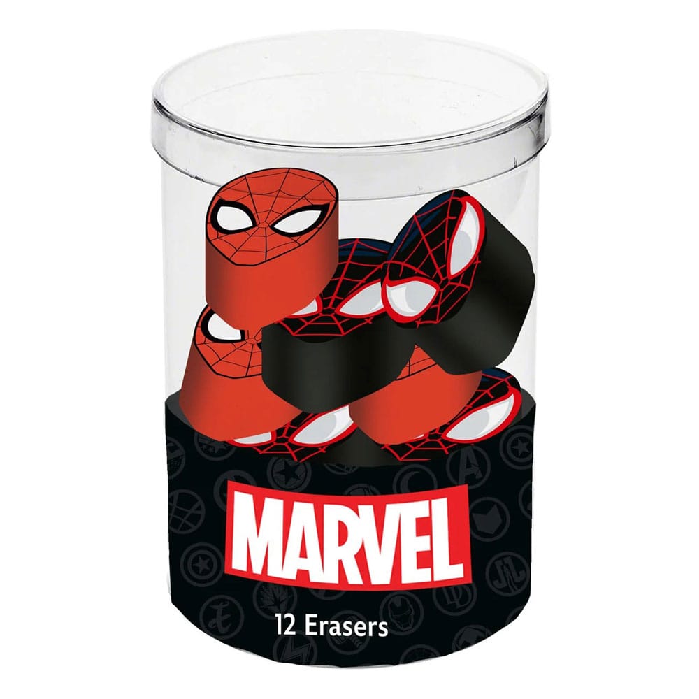 Karactermania Spider-Man Erasers 12-Pack