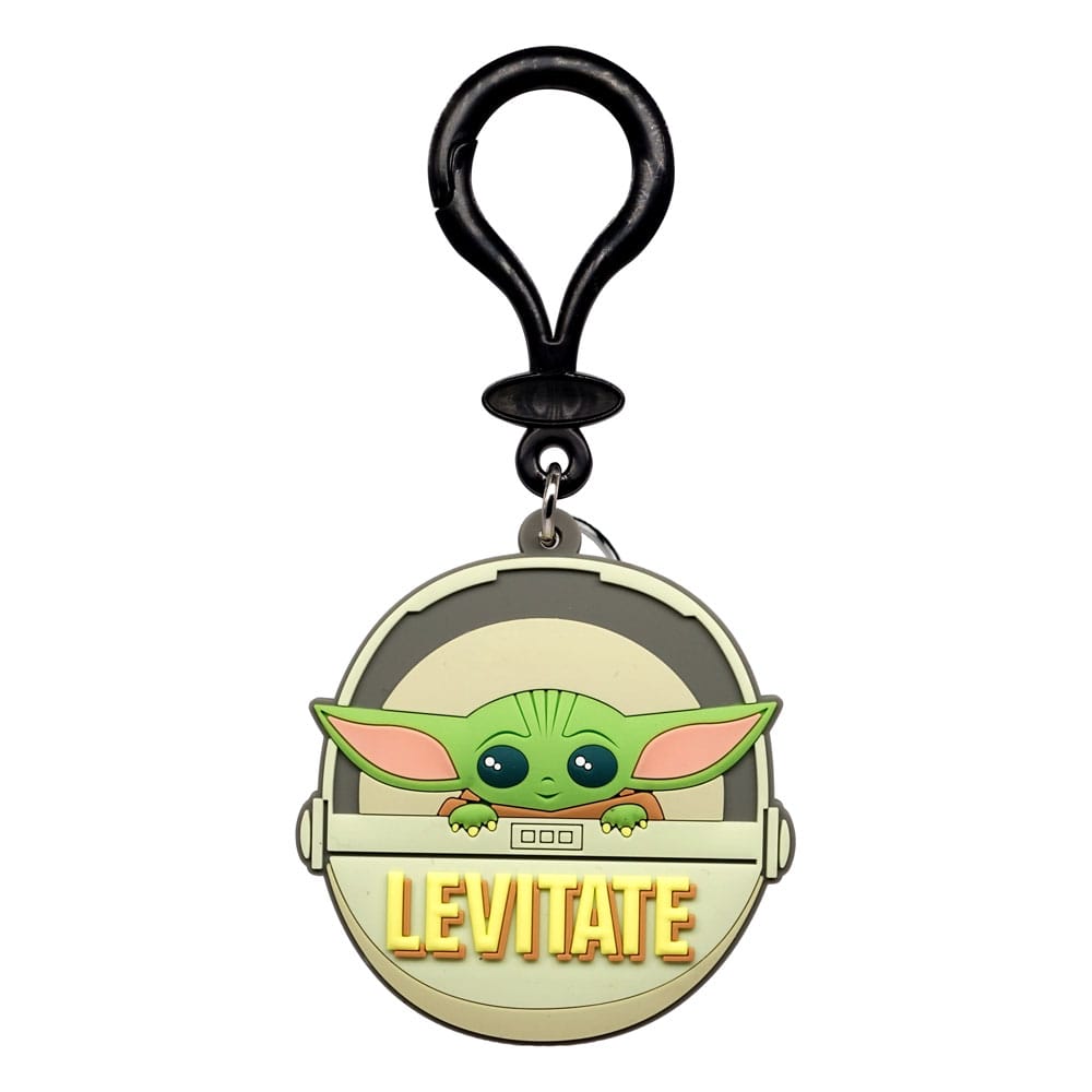 Monogram Int. Star Wars Soft Touch PVC klíčenka Baby Yoda Levitate