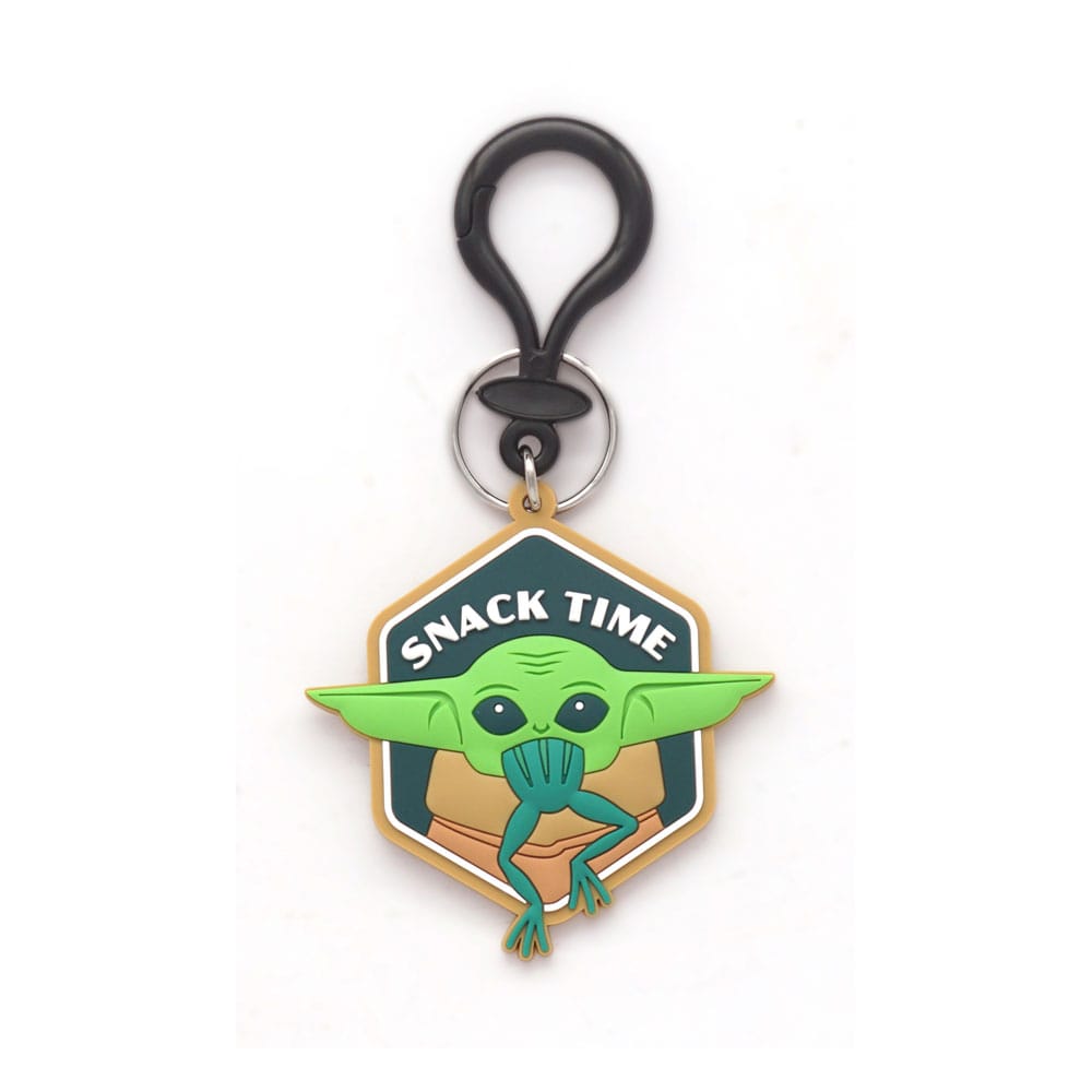 Monogram Int. Star Wars Soft Touch PVC klíčenka Baby Yoda Snack Time