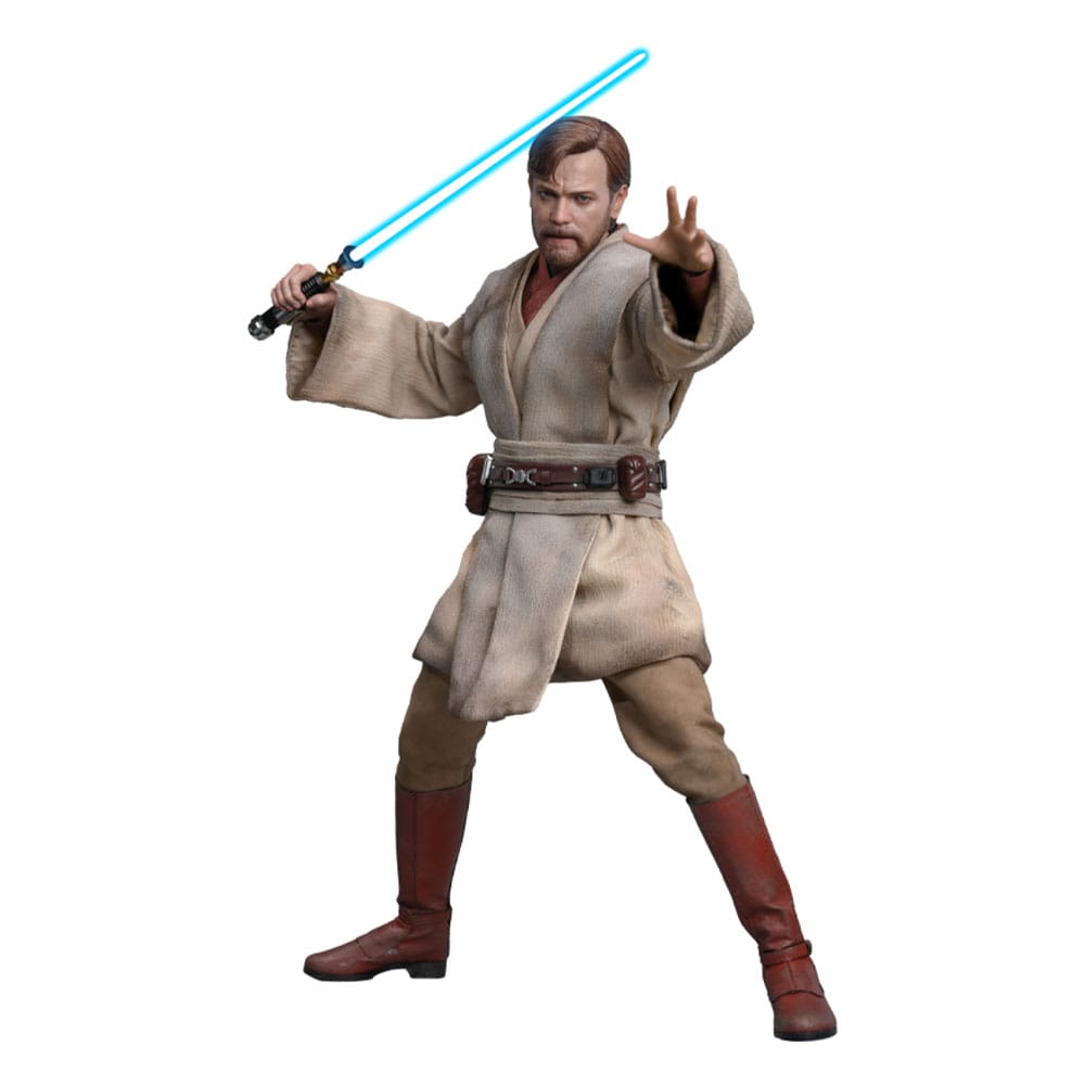 Hot Toys Star Wars: Episode III - Revenge of the Sith Movie Masterpiece akční figurka 1/6 Obi-Wan Kenobi (Mustafar) 31 cm