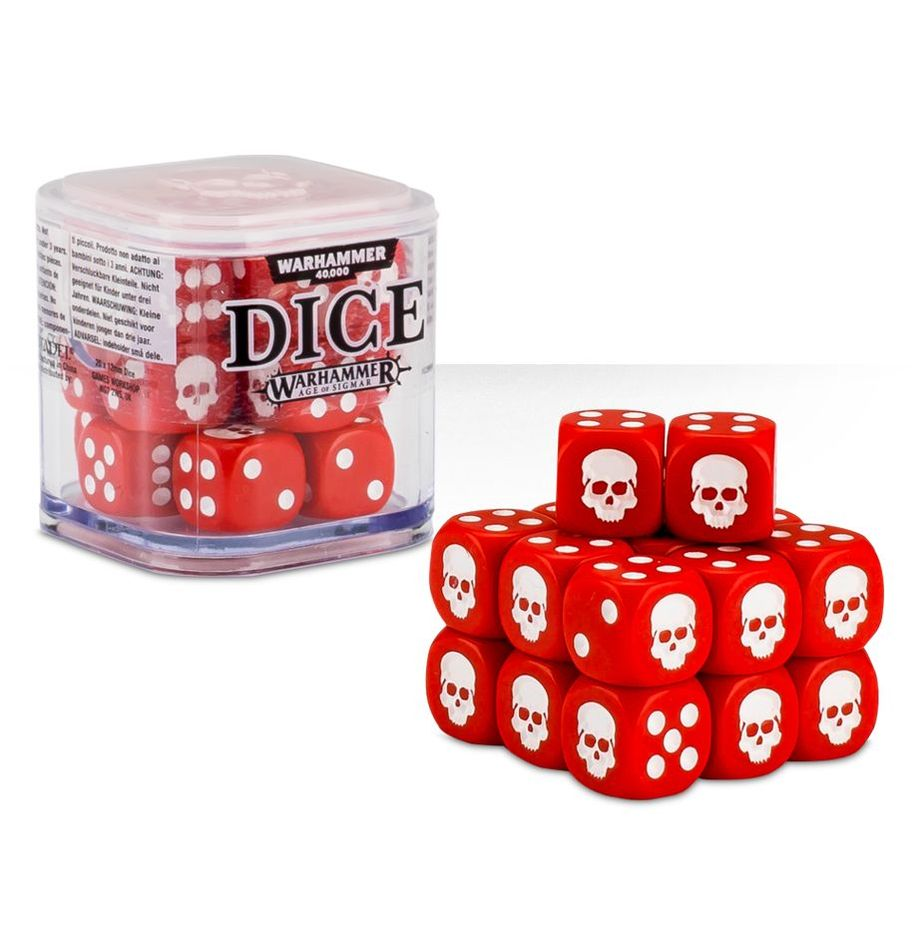 Games Workshop Warhammer - kostky - 12mm Dice Cube (Blue) (20 ks)