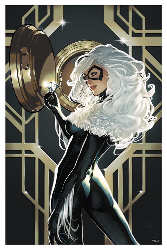 Sideshow Collectibles The Amazing Spider-Man Art Print Cosmic Black Cat 61 x 41 cm - bez rámu