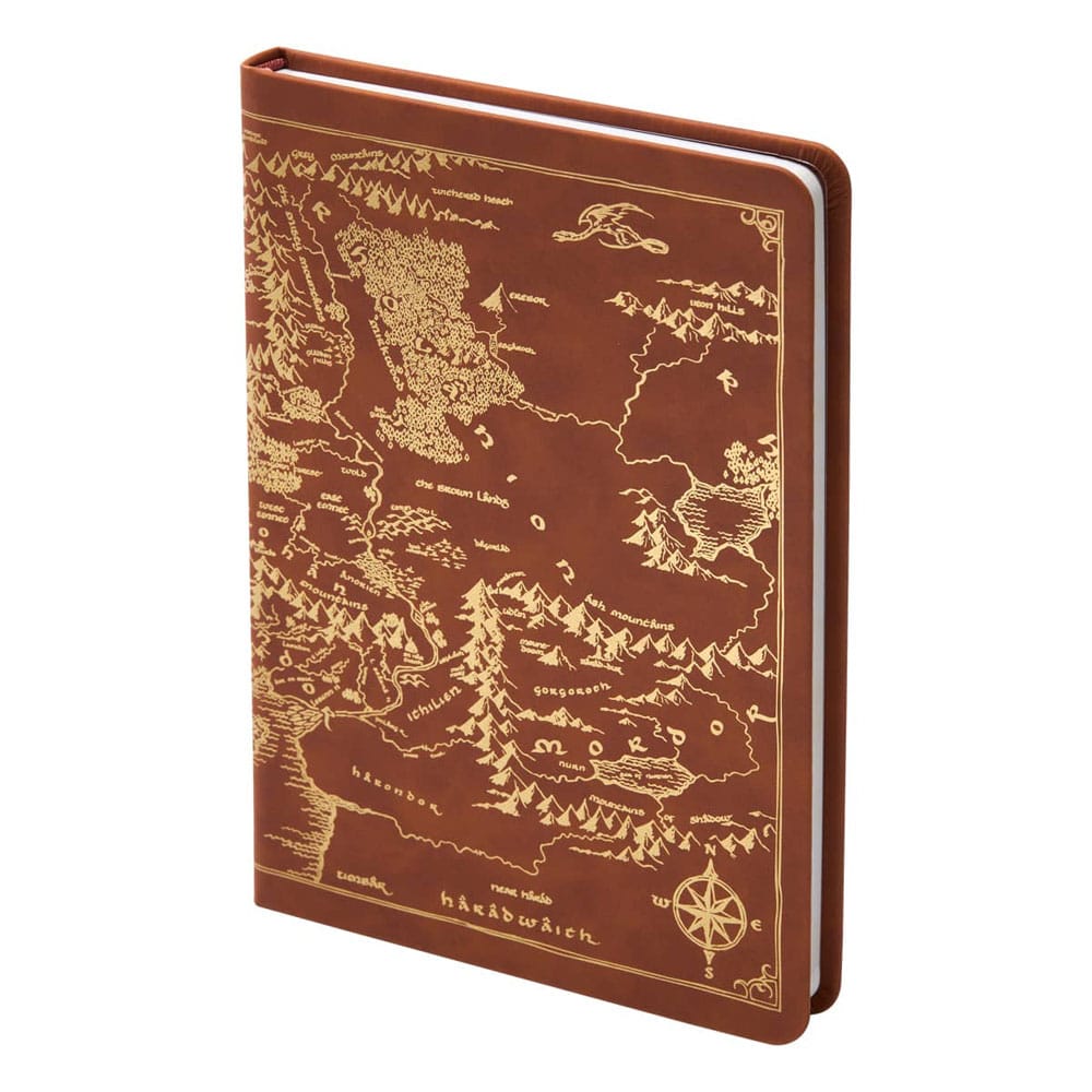 Noble Collection The Lord of the Rings zápisník Map of Middle-Earth 240 stran