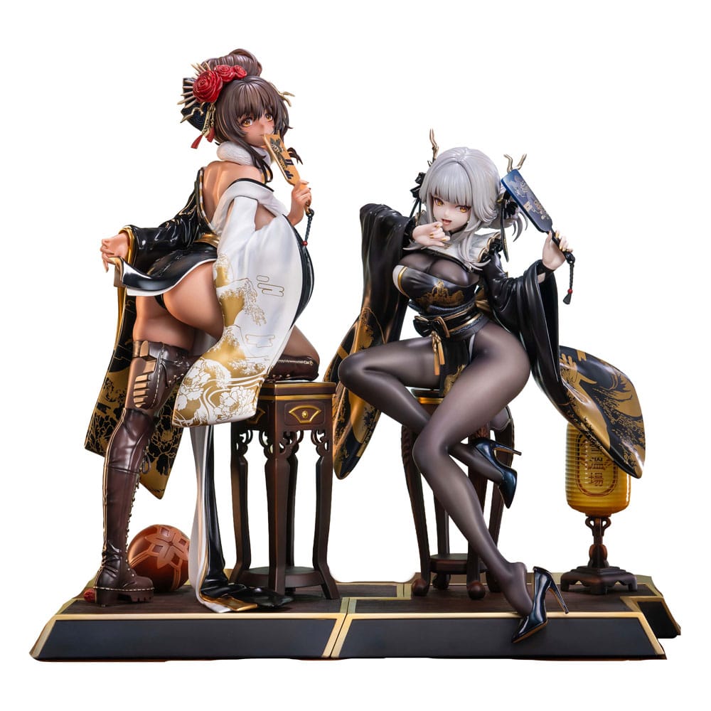 Stargazer Goddess of Victory: Nikke PVC sošky 2-Pack 1/4 Blanc & Noir