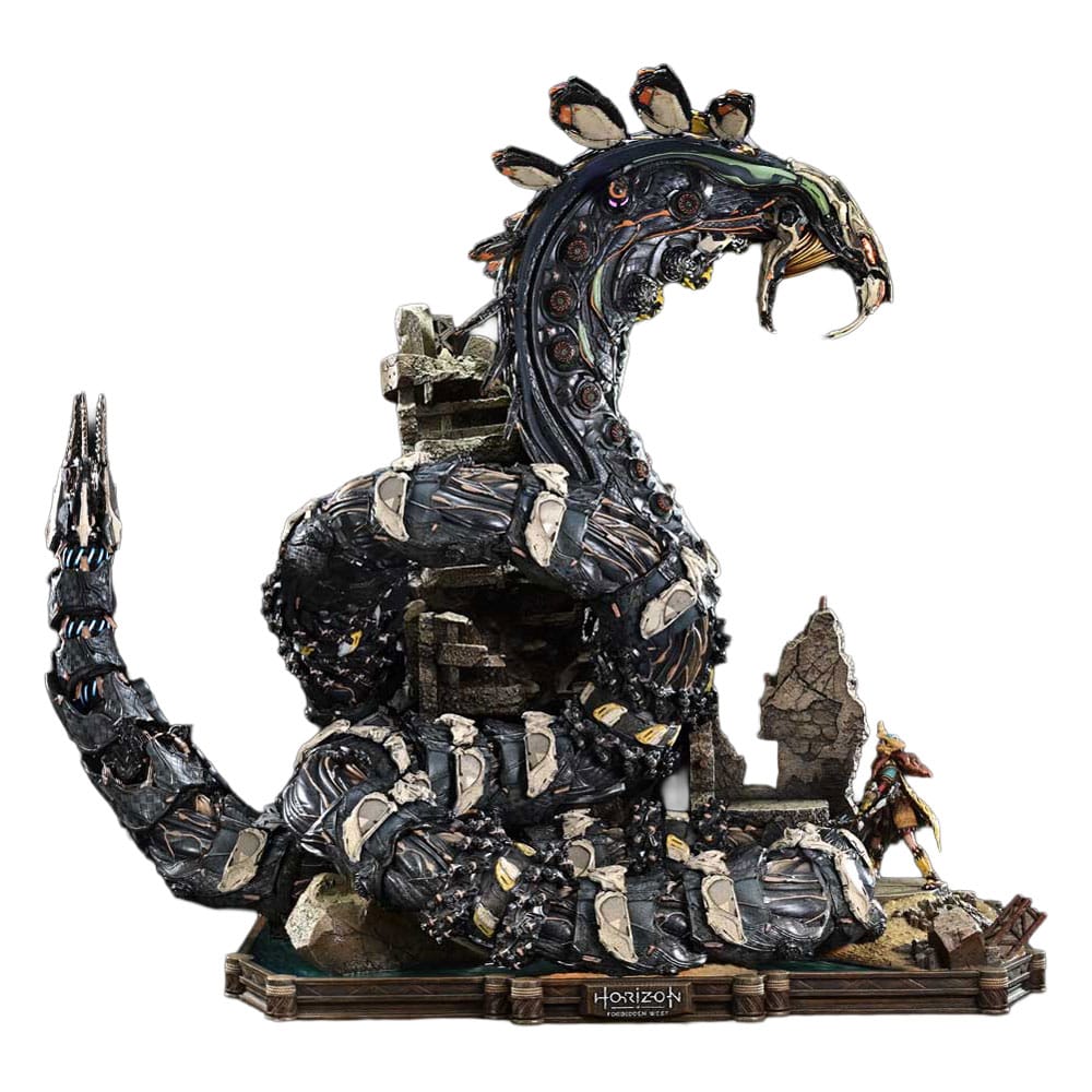 Prime 1 Studio Horizon Forbidden West Ultimate Diorama Masterline Series soška Aloy vs. The Slitherfang Bonus Version 82 cm