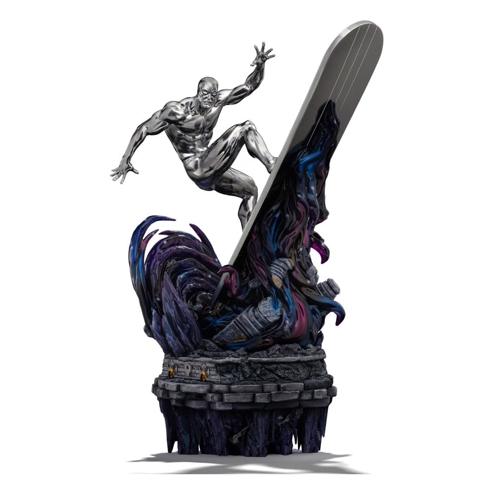 Iron Studios Marvel Comics Infinity Gauntlet Diorama Art Scale soška 1/10 Silver Surfer Deluxe 36 cm