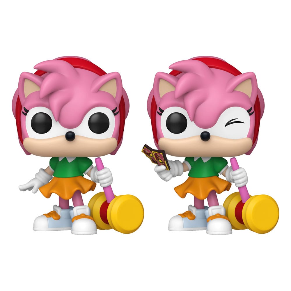 Funko Sonic - The Hedgehog POP! Games vinylová figurka Amy Rose with Piko Hammer with Chase 9 cm Assortment (6)