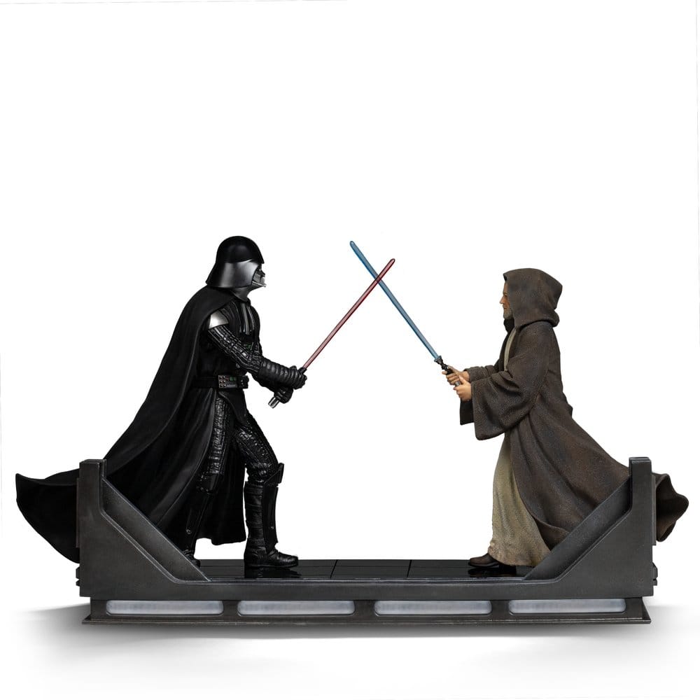 Iron Studios Star Wars Deluxe Art Scale soška 1/10 Darth Vader Vs Obi-Wan Kenobi (CCXP Exclusive 2025) 24 cm
