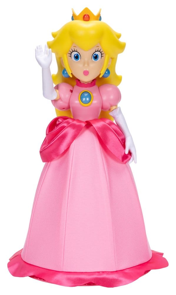 Jakks Pacific Super Mario Talking akční figurka Yours Truly Princess Peach 36 cm