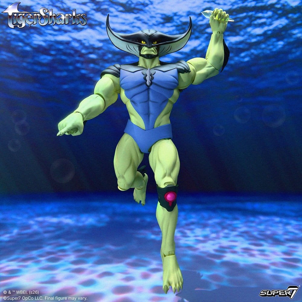 Super7 TigerSharks Ultimates Wave 01 akční figurka T-Ray 18 cm
