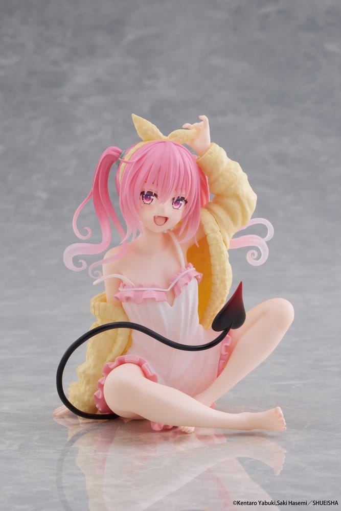 Taito Prize To Love-Ru Darkness Desktop Cute PVC soška Nana Room wear Ver. 13 cm