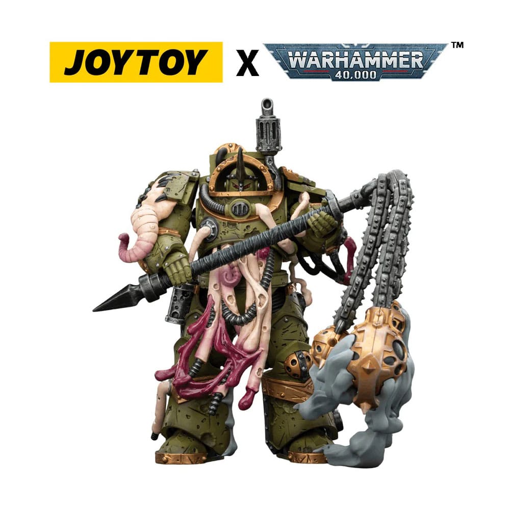 Joy Toy (CN) Warhammer 40,000 akční figurka Death Guard Blightlord Terminator 2 with Flail of Corruption 14 cm