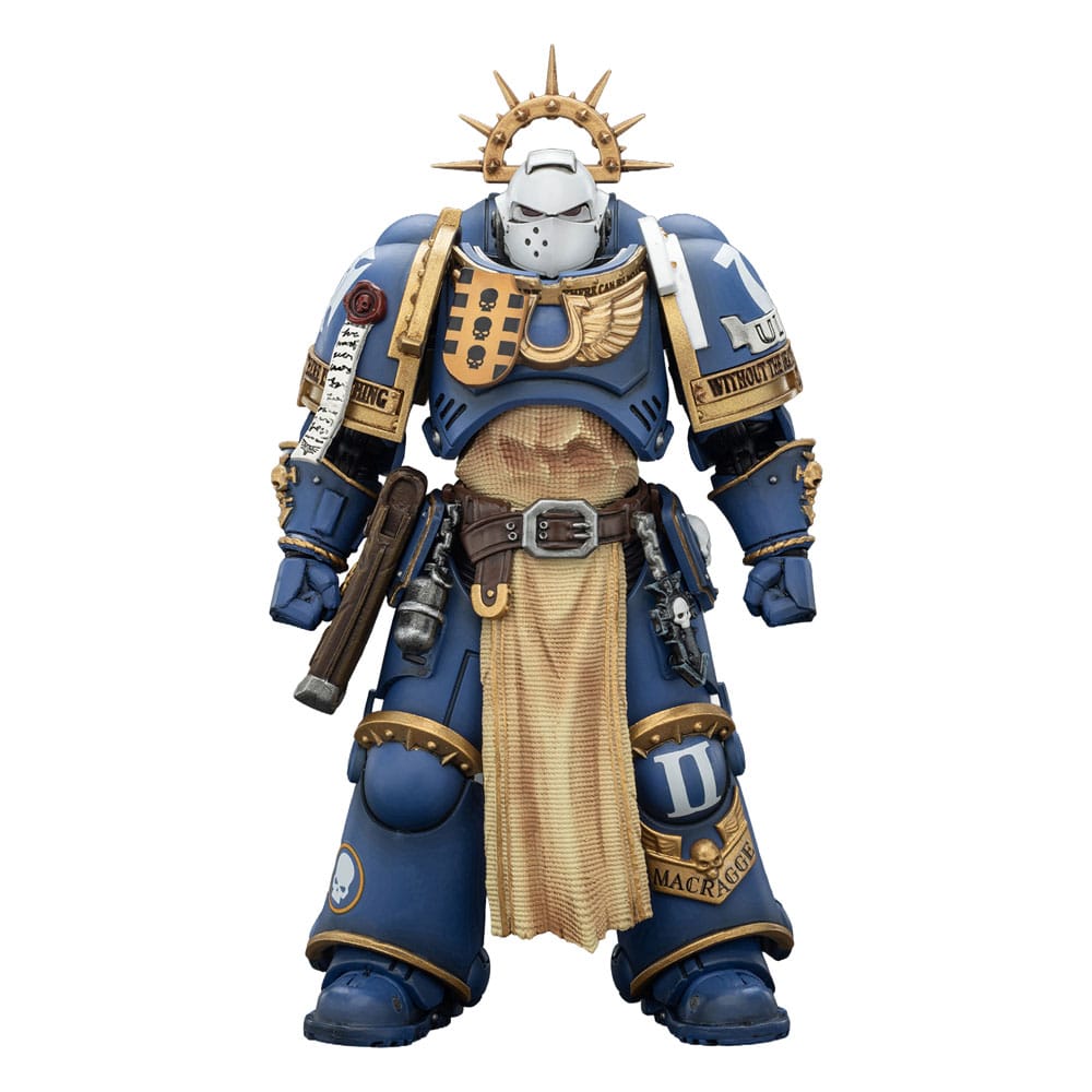 Joy Toy (CN) Warhammer 40,000 akční figurka Ultramarines Levantus with Power Sword, Stormshield and Bolt Pistol 13 cm