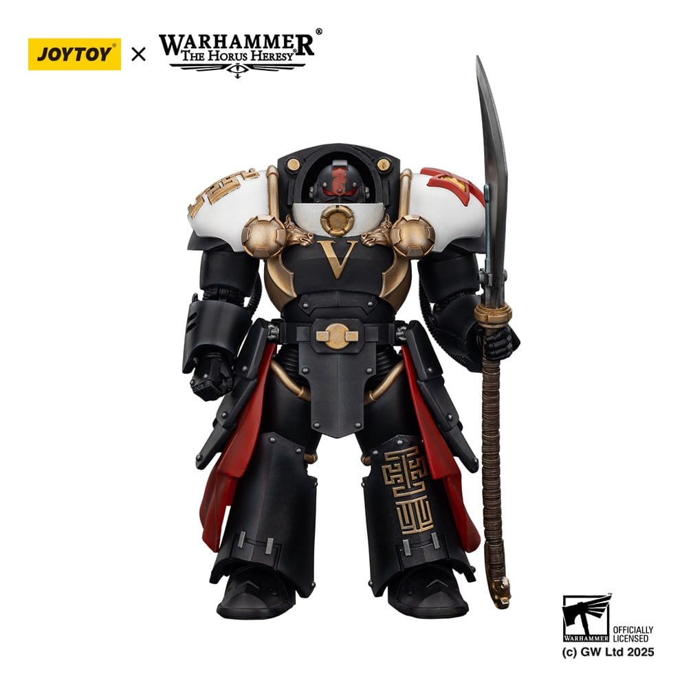 Joy Toy (CN) Warhammer The Horus Heresy akční figurka White Scars Ebon Keshig Terminator 1 with Power Glaive 13 cm