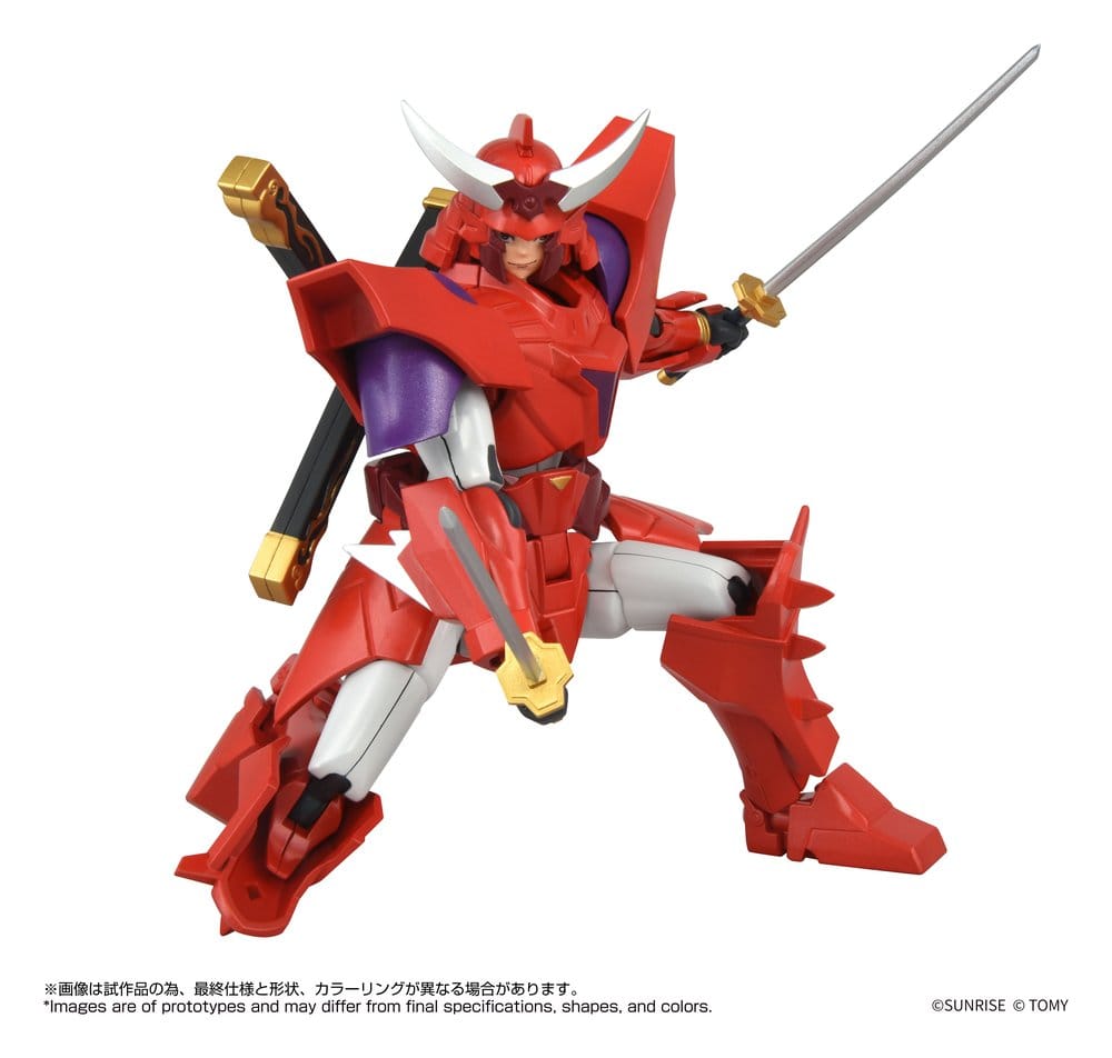 Takara Tomy Yoroi Shin Den Samurai Troopers Toyrise akční figurka Gai of the Heat 15 cm