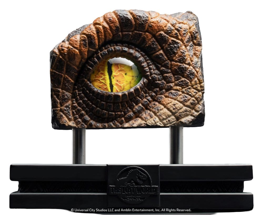 Elite Creature Collectibles The Lost World: Jurassic Park replika Bust Male Velociraptor Eye Prop 23 cm