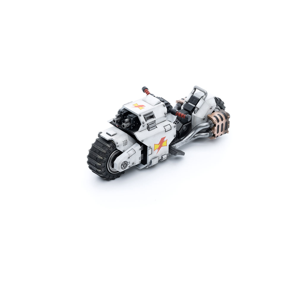Joy Toy (CN) Warhammer 40k Vehicle 1/18 White Scars Raider-pattern Combat Bike 22 cm