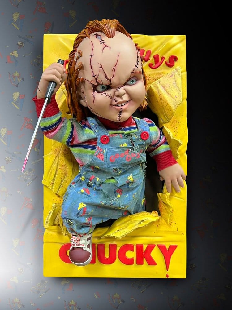 Hollywood Collectibles Group Chucky (Child´s Play) Wall Sculpture 1/2 Bride of Chucky 22 x 23 x 38 cm