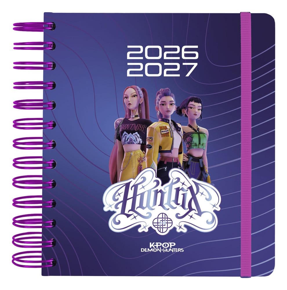 Grupo Erik KPop Demon Hunters School diář daily planner 2026/2027 A5