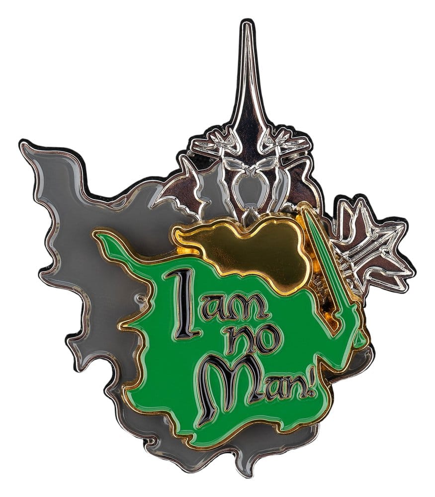 Weta Workshop Lord of the Rings Collectors Pins 2-Pack No Man can Kill Me & I Am No Man! 7 cm