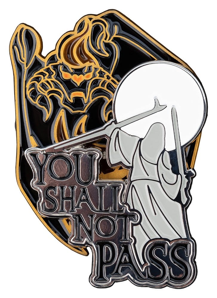 Weta Workshop Lord of the Rings Collectors Pins 2-Pack You Shall Not Pass 8 cm