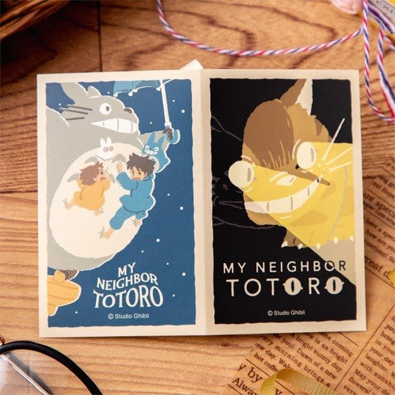Movic My Neighbor Totoro Sticker Catbus & Flying Totoro Retro